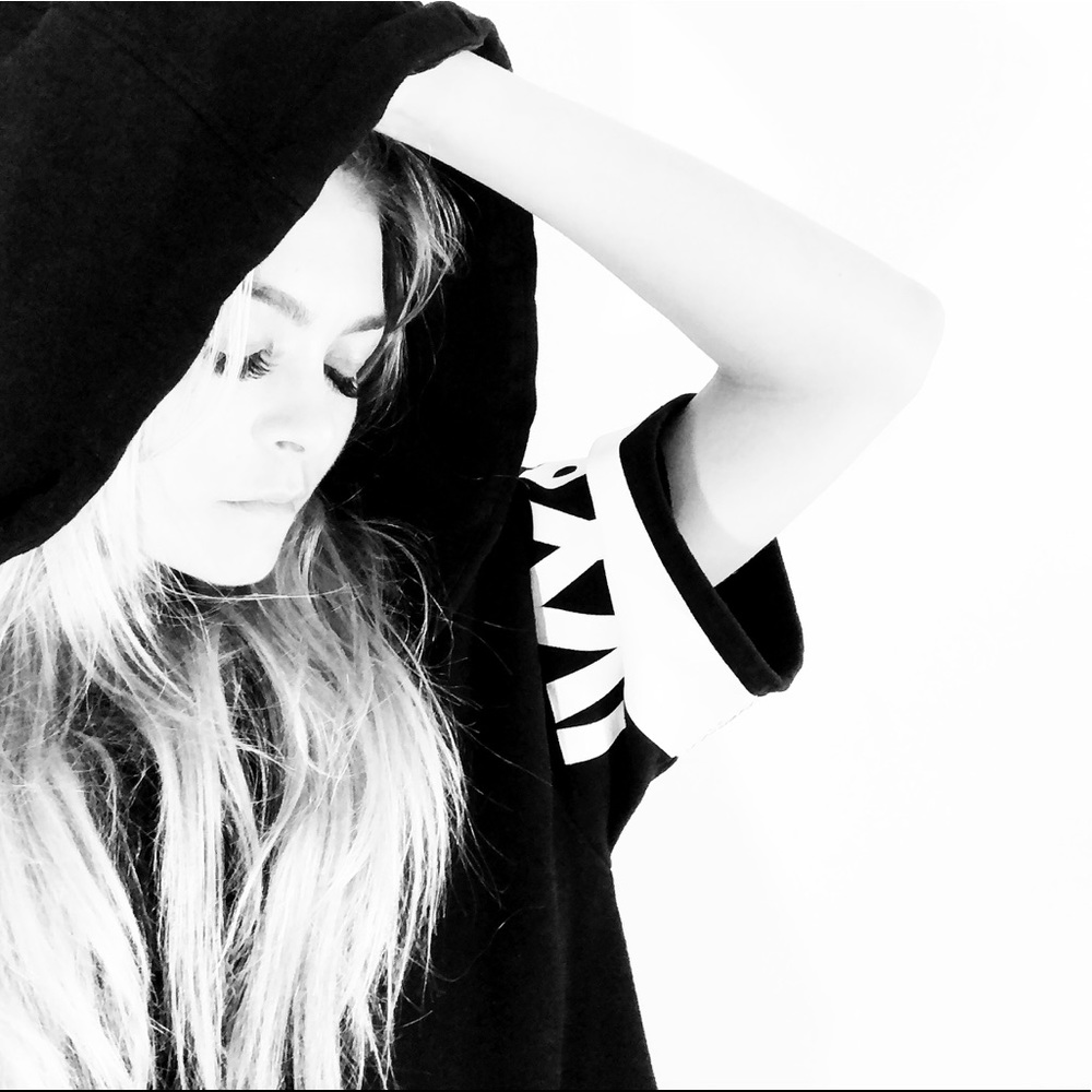 Ivy Park short sleeve hoodie dress